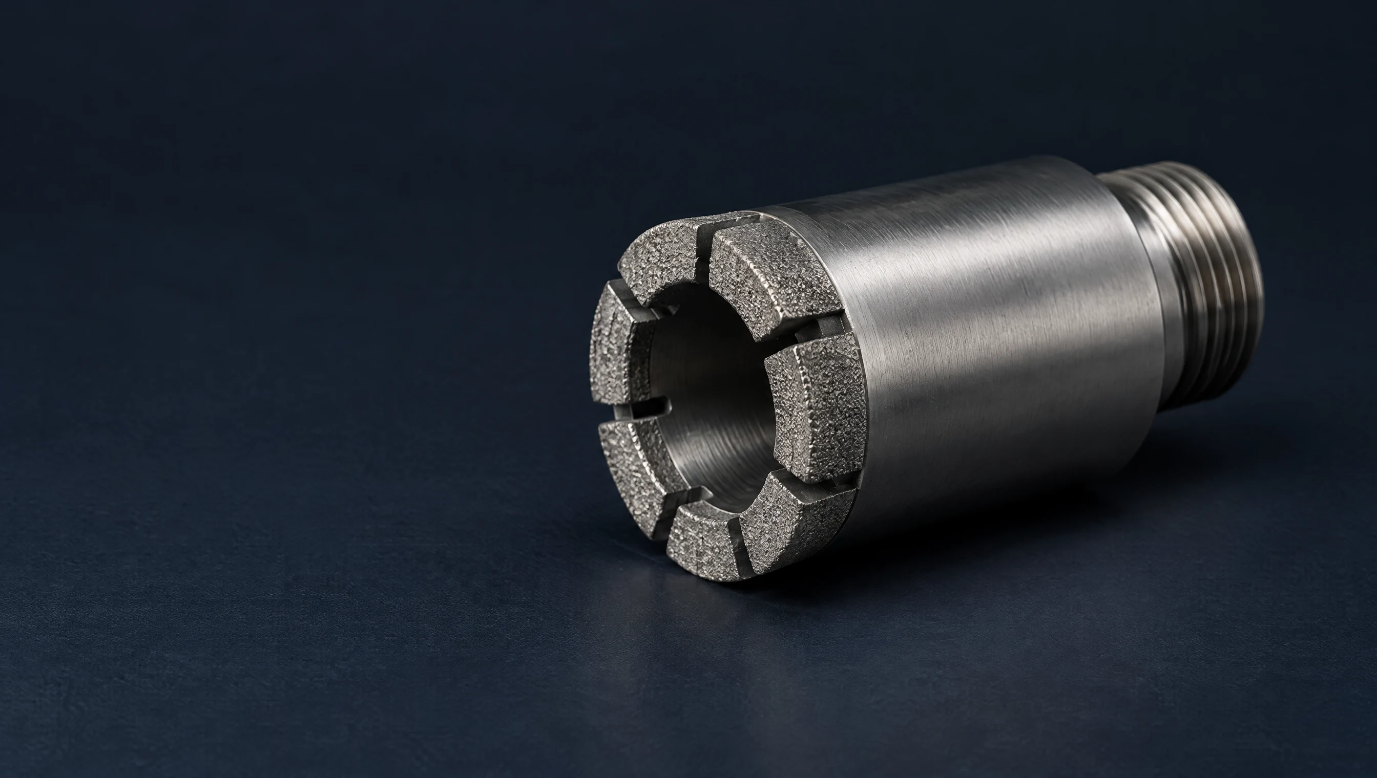 Diamond core bit and cut geological core